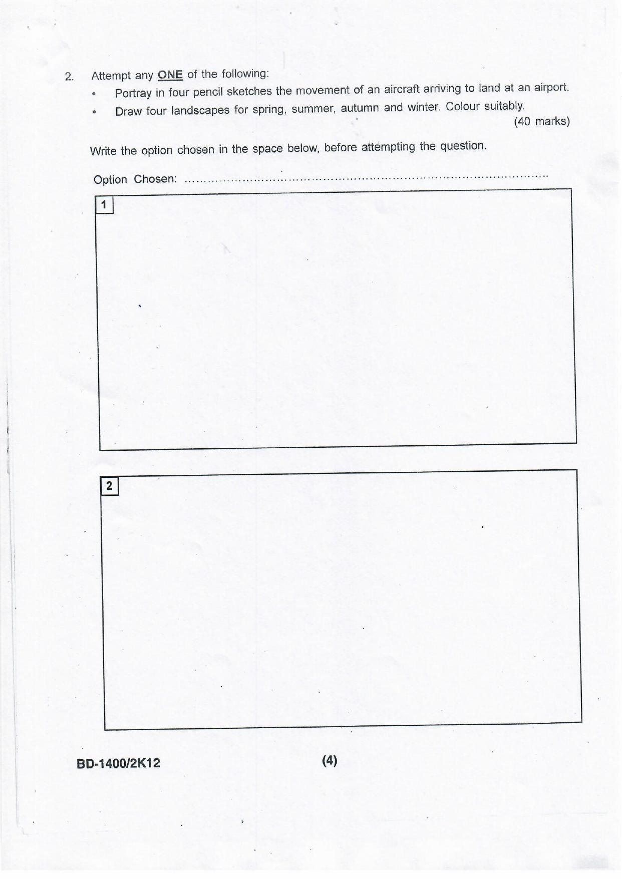 NIFT 2012 Combined Sample Paper - Page 2
