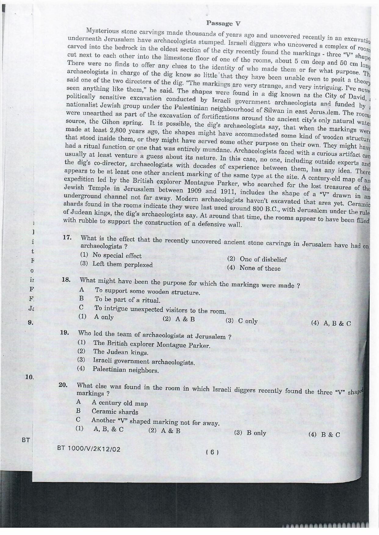 NIFT 2012 Combined Sample Paper - Page 10