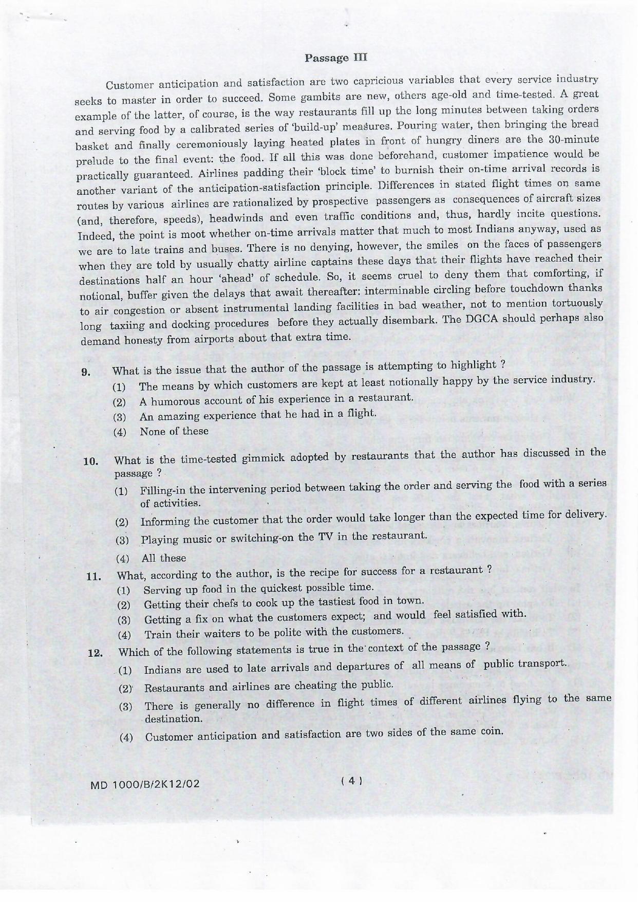 NIFT 2012 Combined Sample Paper - Page 32