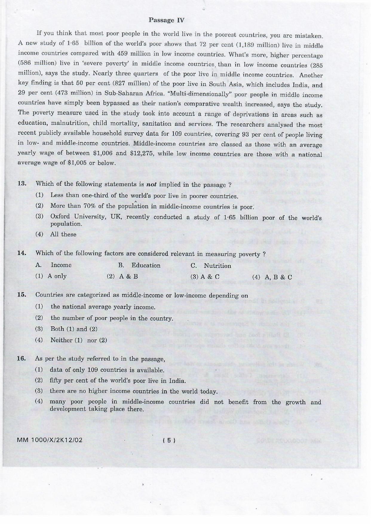 NIFT 2012 Combined Sample Paper - Page 52
