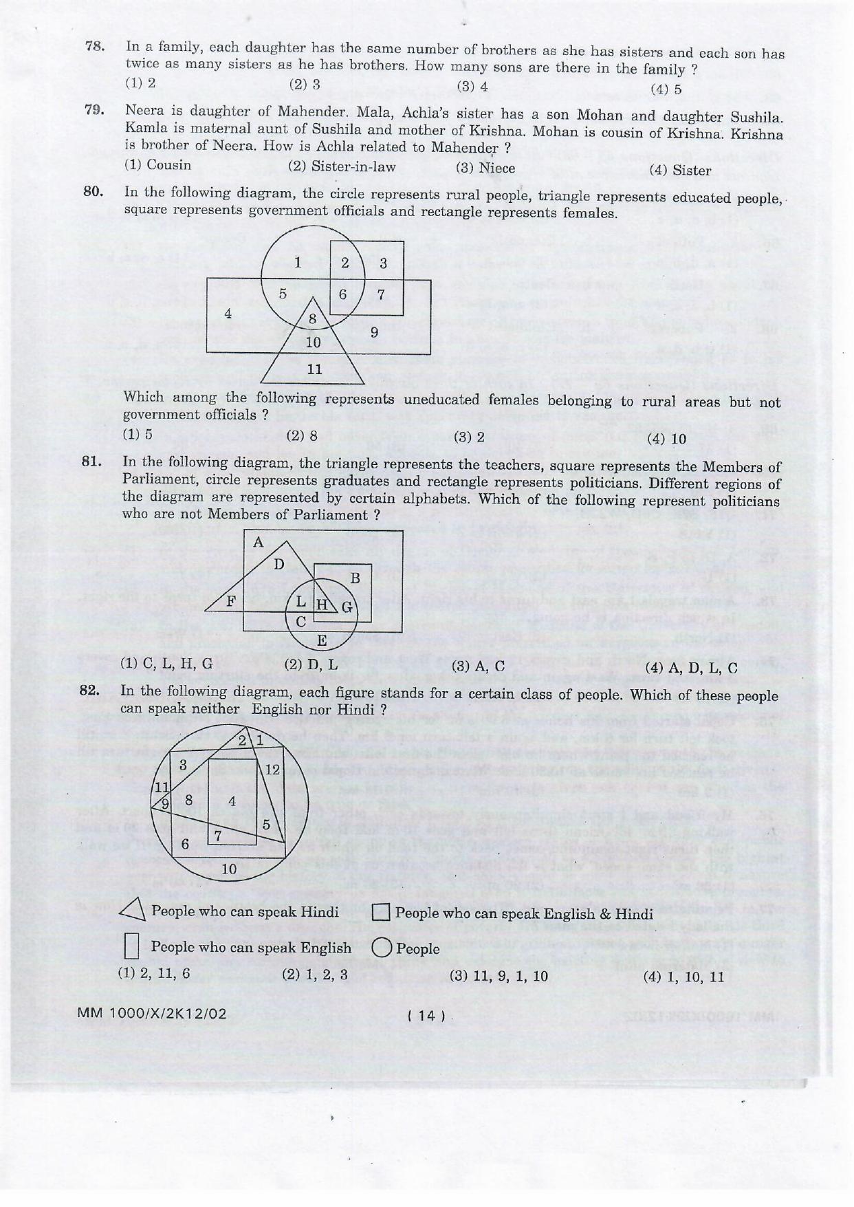 NIFT 2012 Combined Sample Paper - Page 61