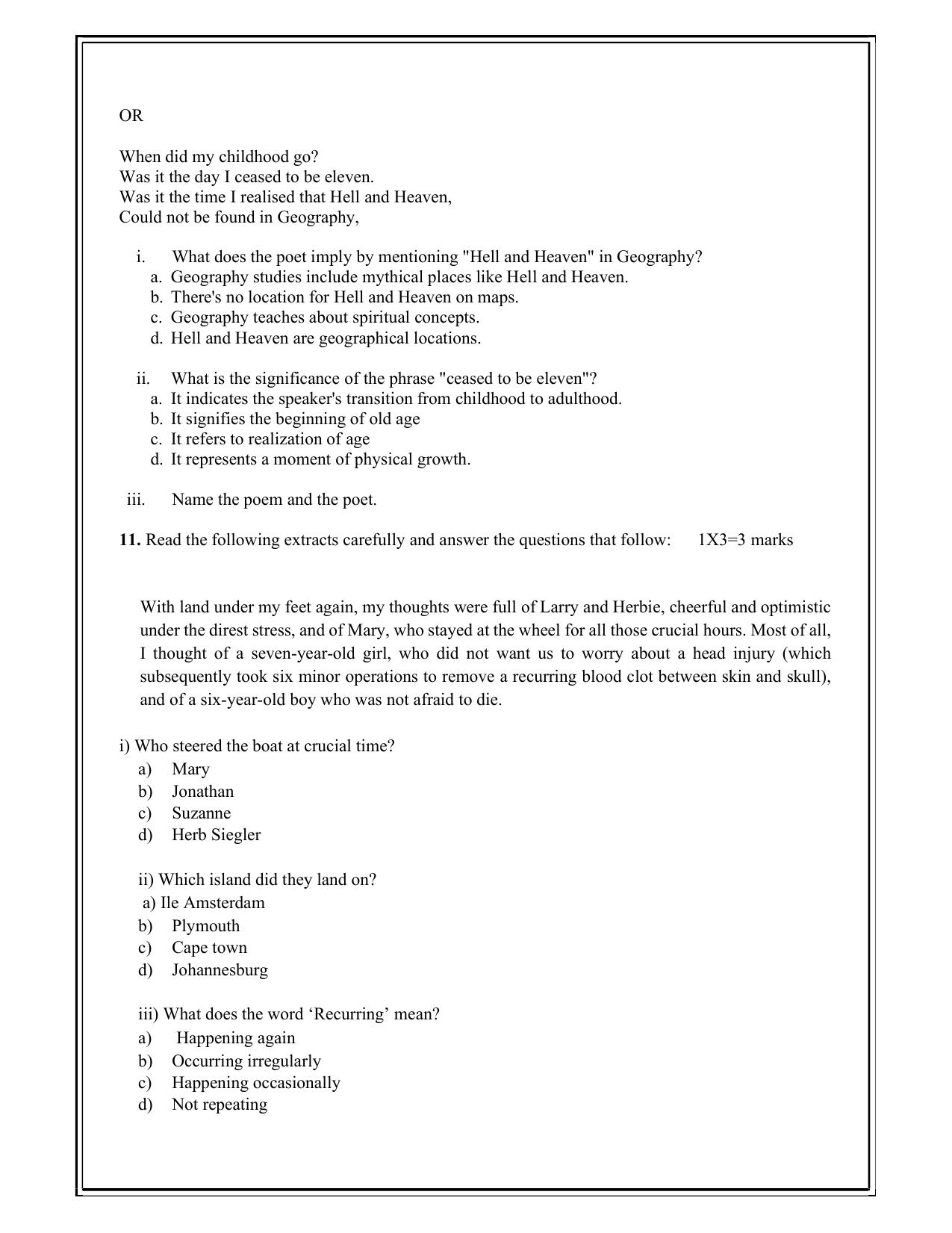Edudel Class 11 English Practice Papers-1 (2023-24) - Page 8