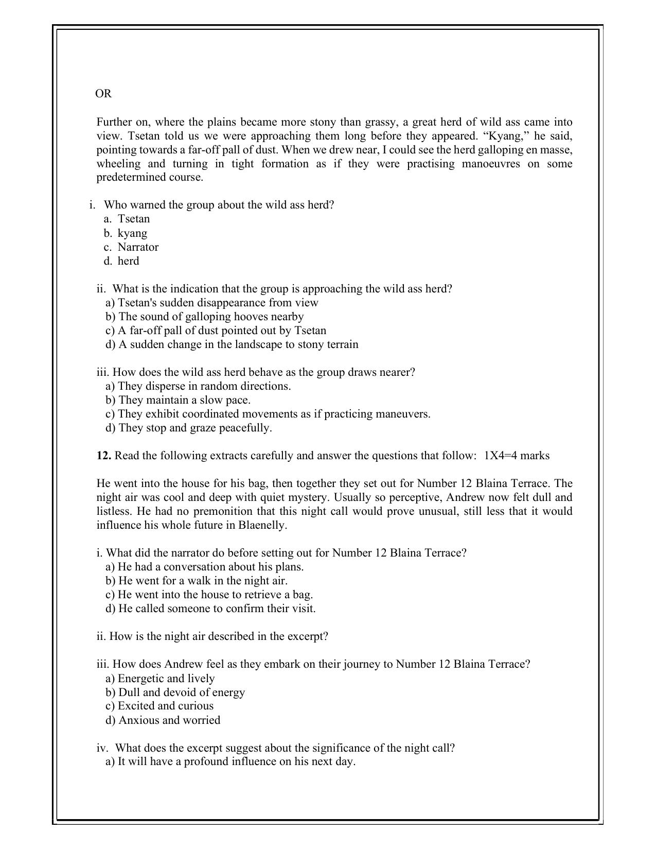 Edudel Class 11 English Practice Papers-1 (2023-24) - Page 9