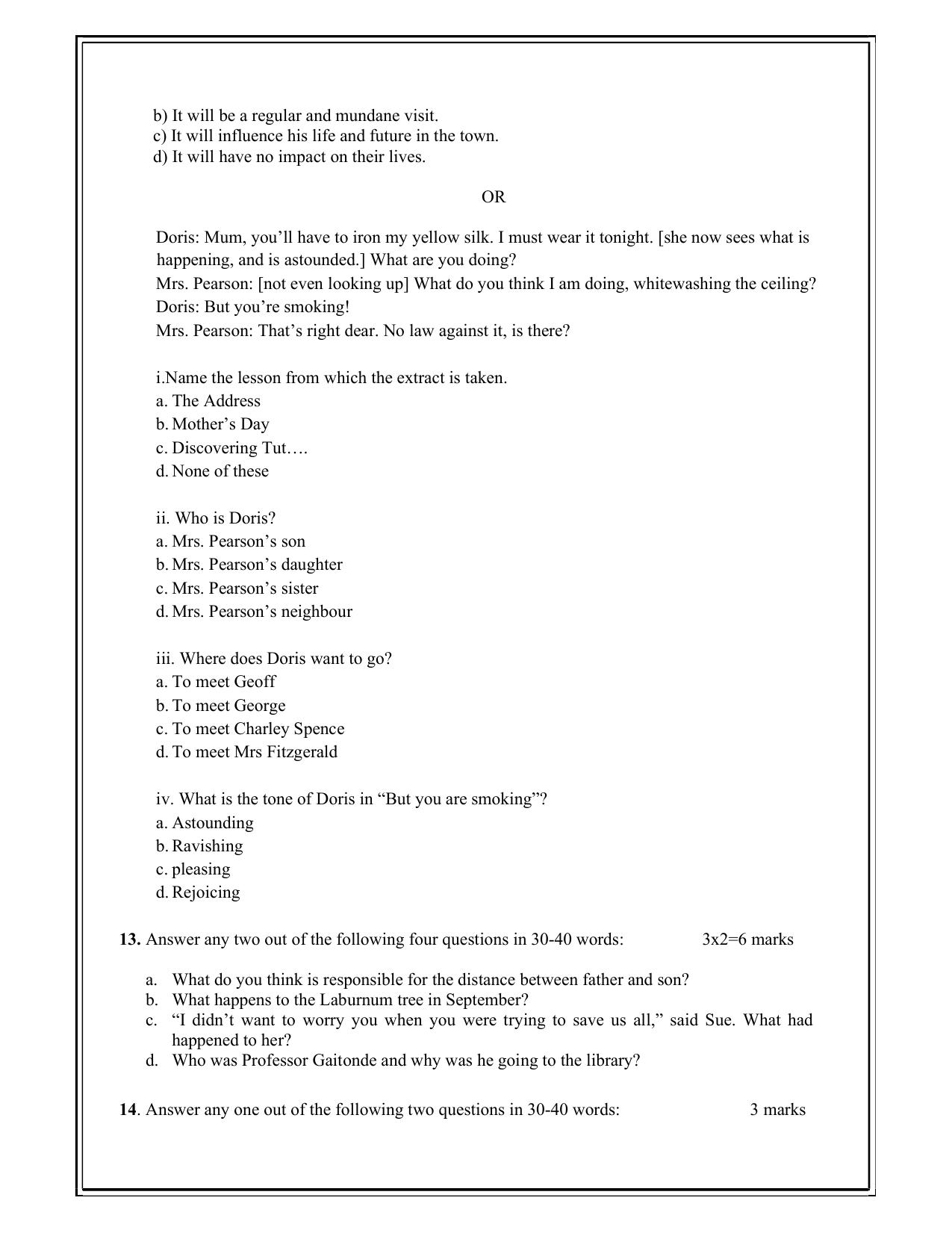 Edudel Class 11 English Practice Papers-1 (2023-24) - Page 10