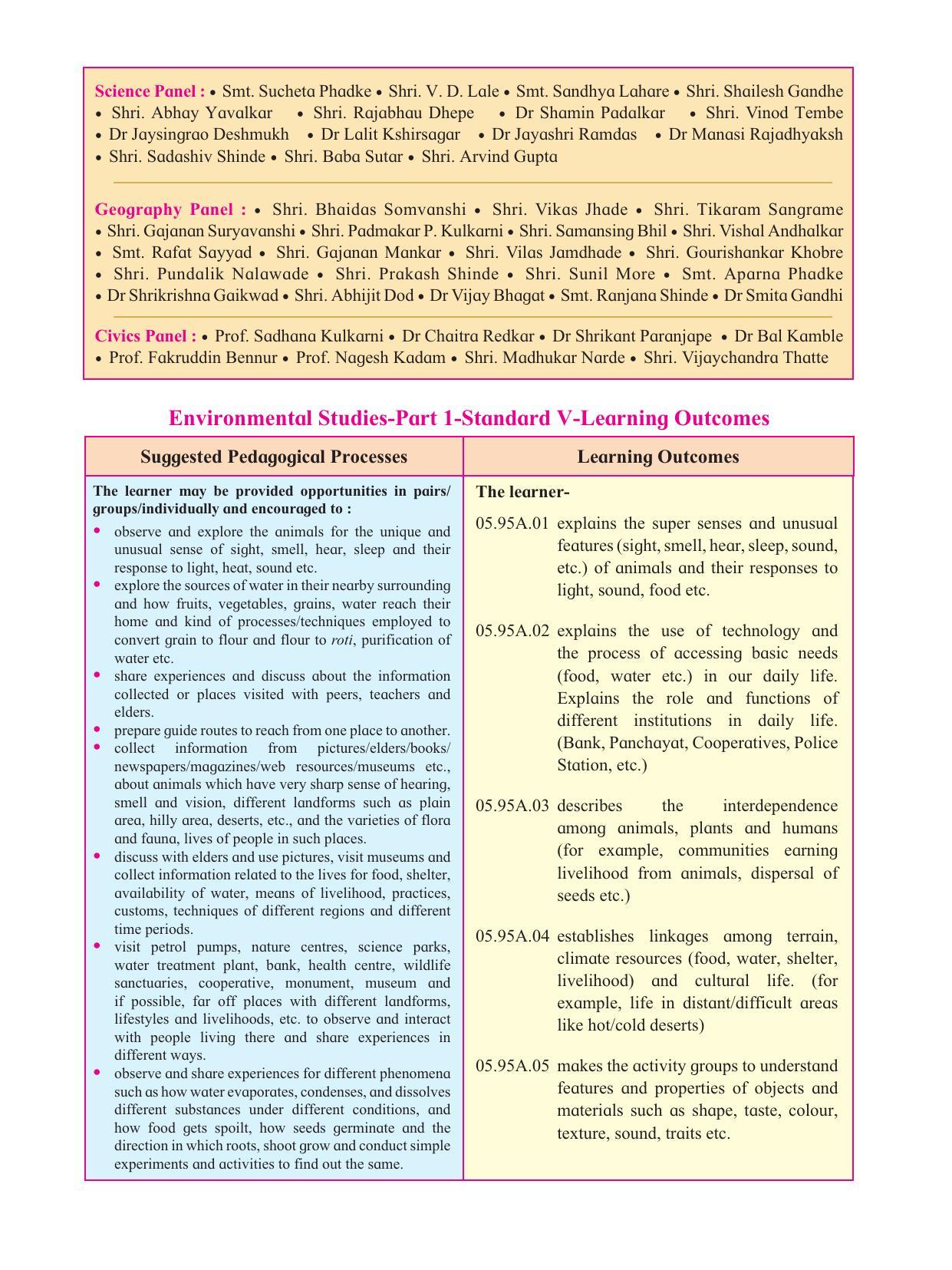 Maharashtra Board Class 5 Environmental Studies (Part 1) Textbook - Page 8