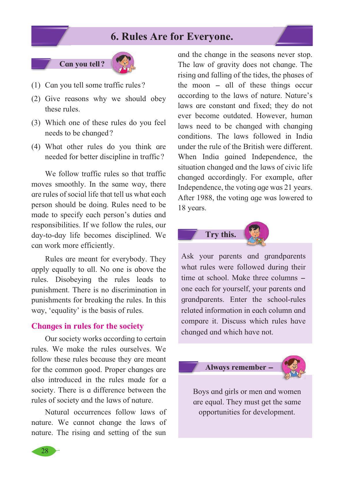 Maharashtra Board Class 5 Environmental Studies (Part 1) Textbook - Page 38