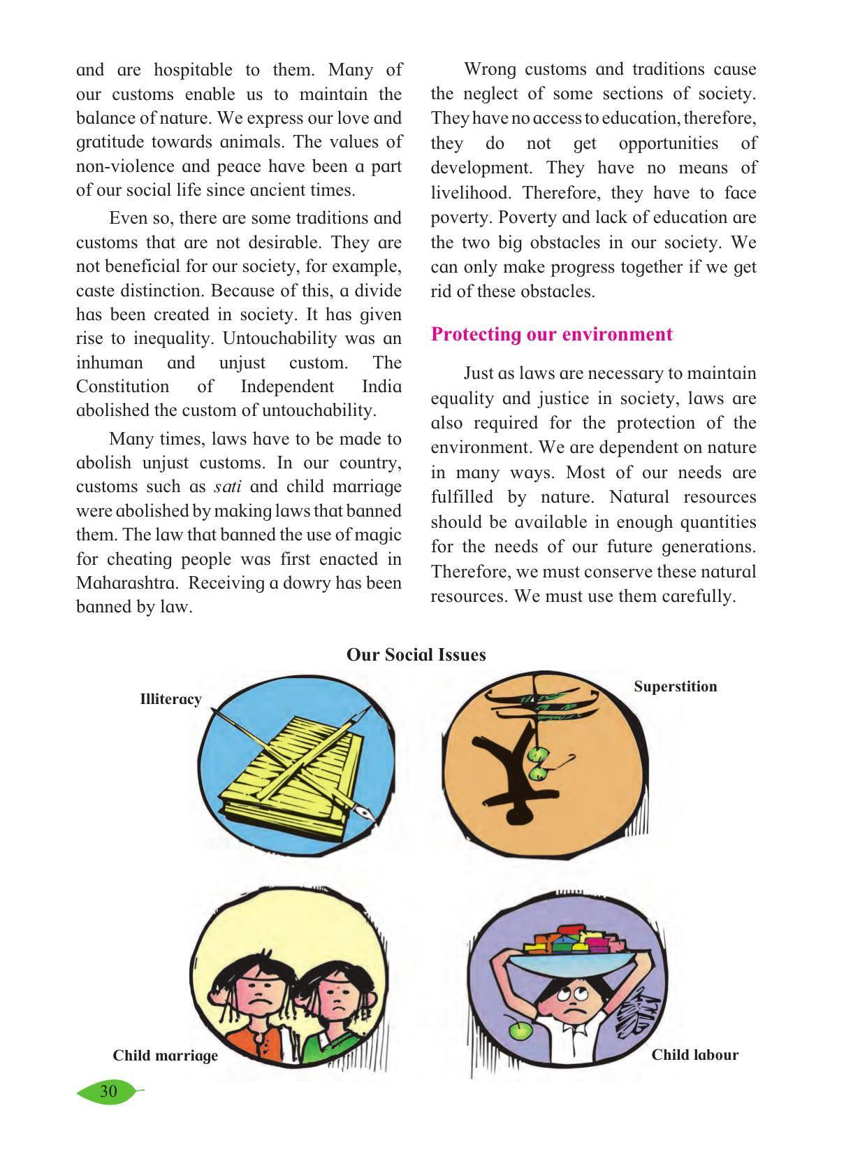 Maharashtra Board Class 5 Environmental Studies (Part 1) Textbook - Page 40