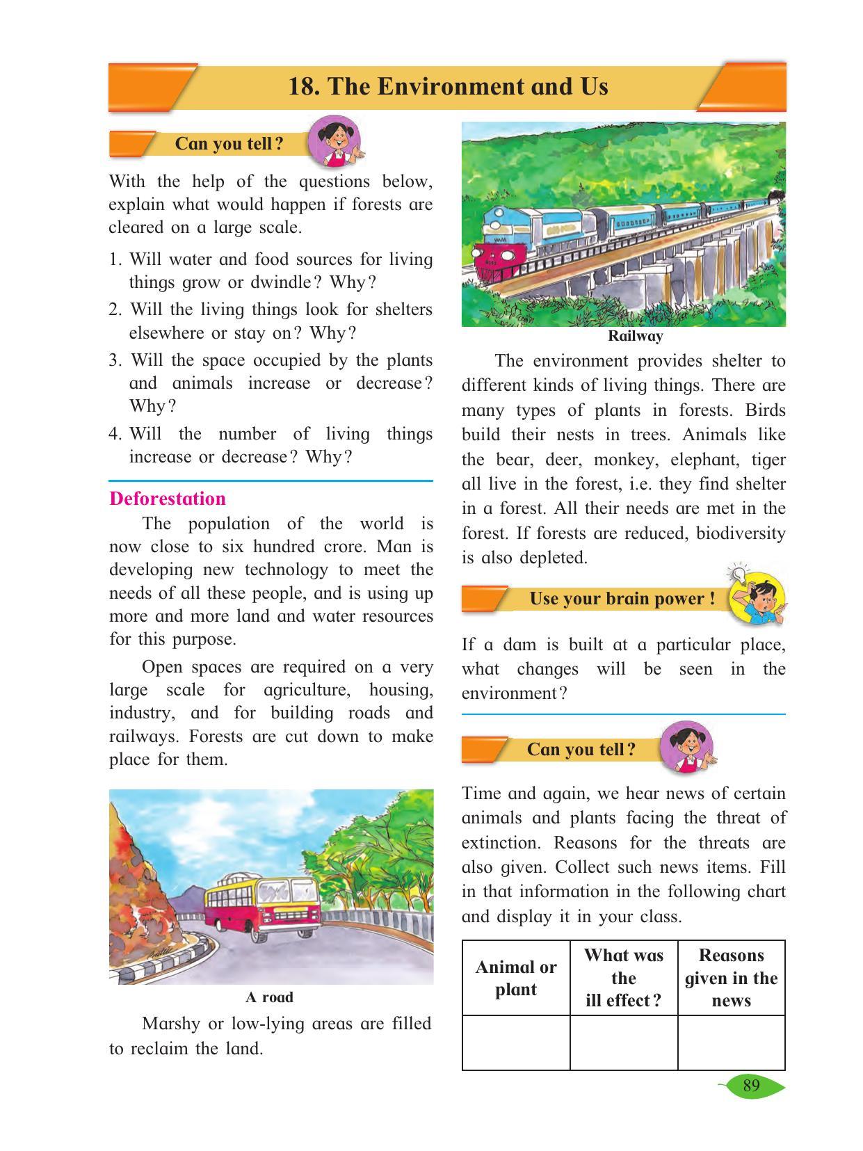 Maharashtra Board Class 5 Environmental Studies (Part 1) Textbook - Page 99