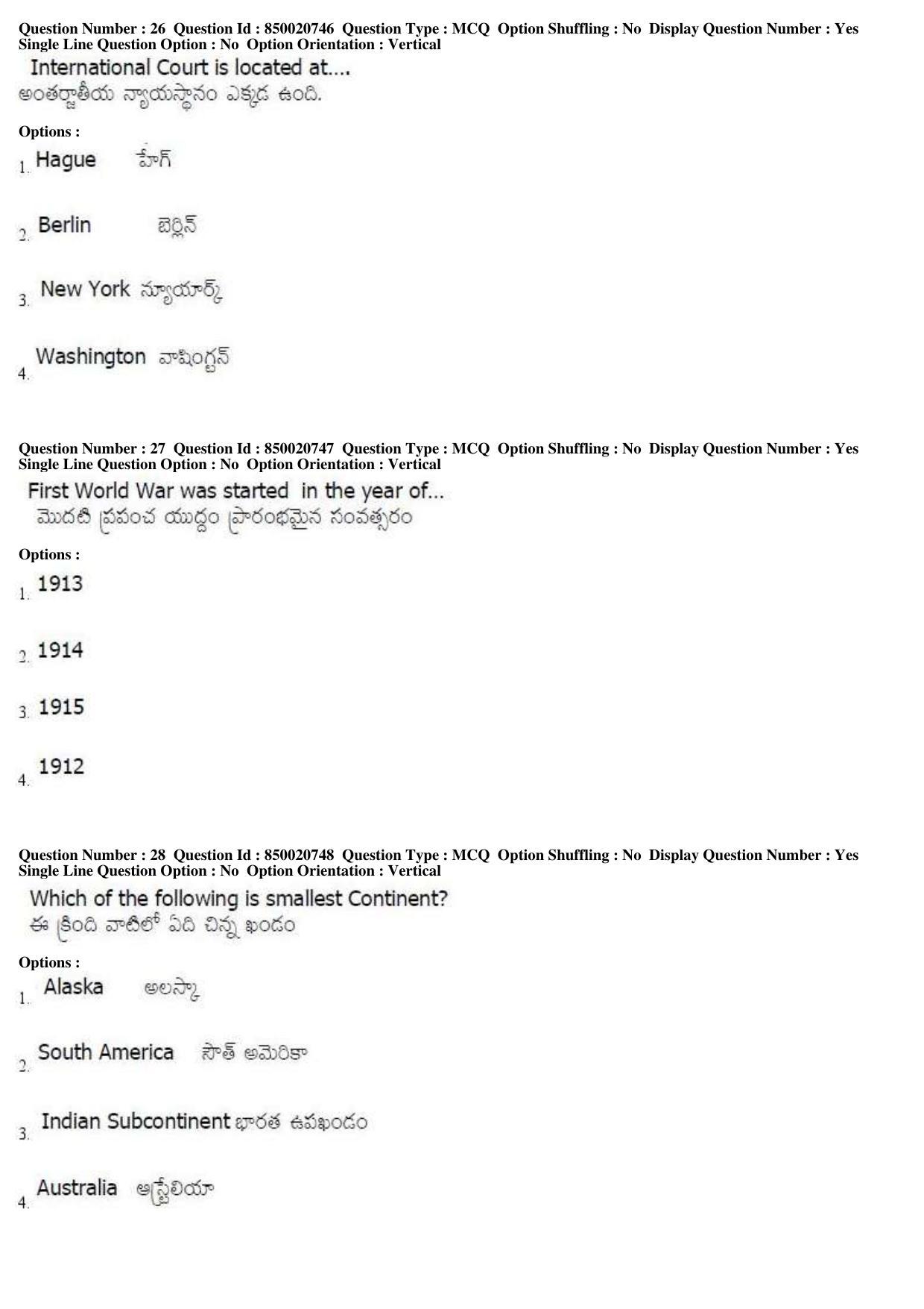 AP LAWCET 2019 - 3 Year LLB Question Paper With Keys - Page 10