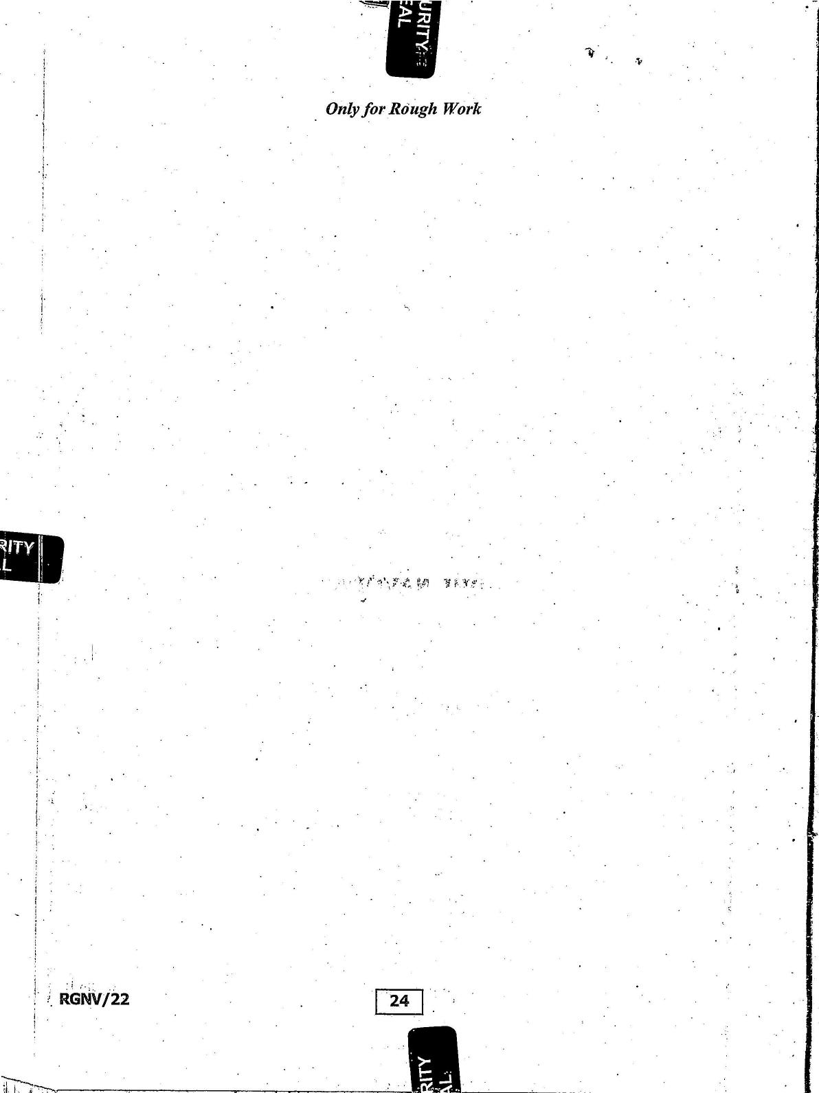 RGNV Entrance Exam 2022 Question Paper - Page 22