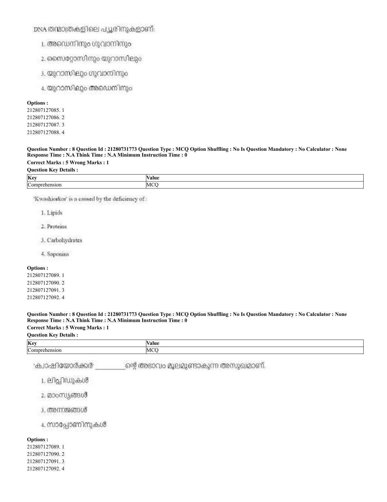 CUET 2023 English Malayalam Shift 3 Question Papers - Page 13