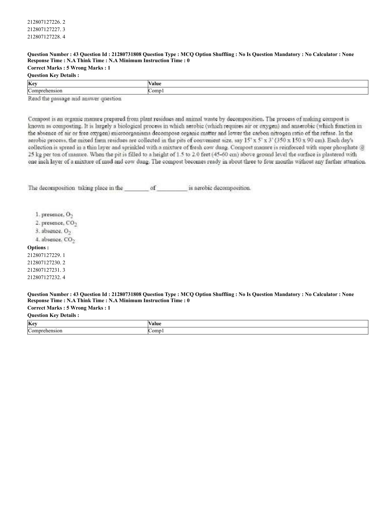 CUET 2023 English Malayalam Shift 3 Question Papers - Page 43