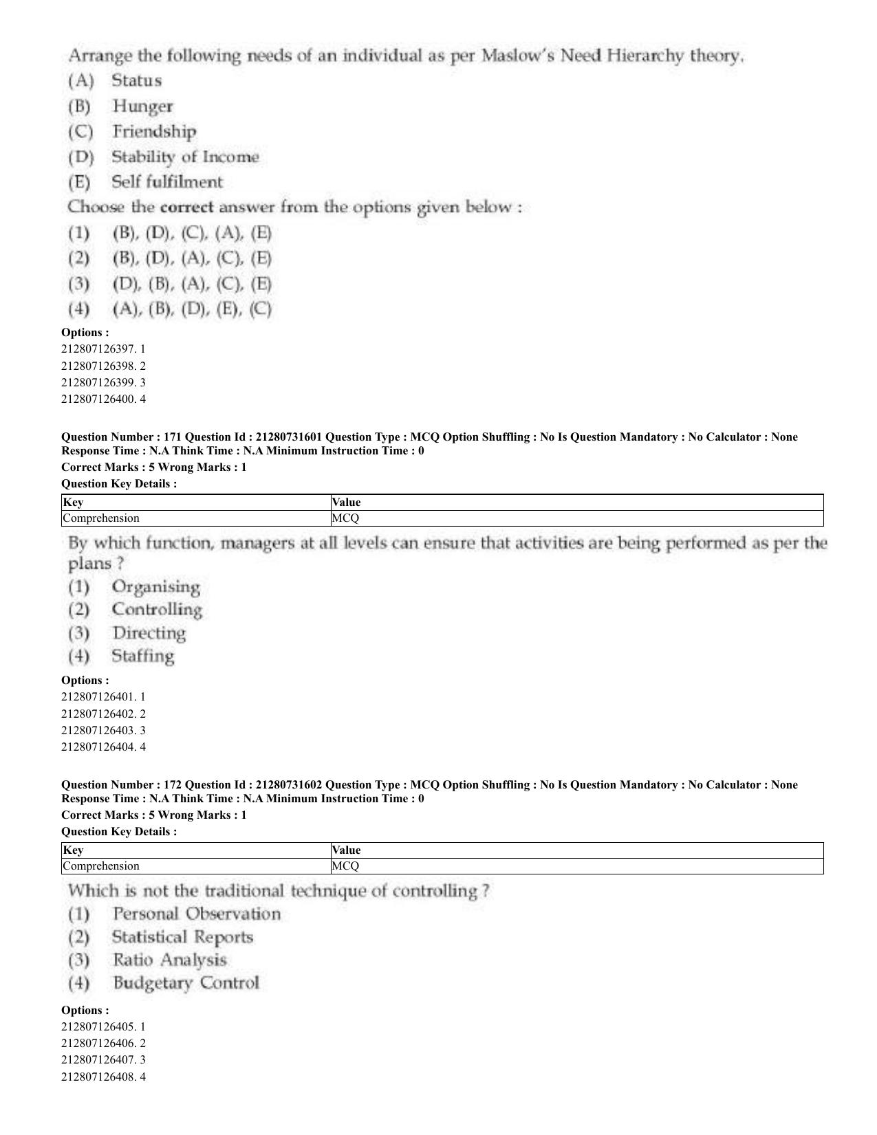 CUET 2023 English Malayalam Shift 3 Question Papers - Page 109