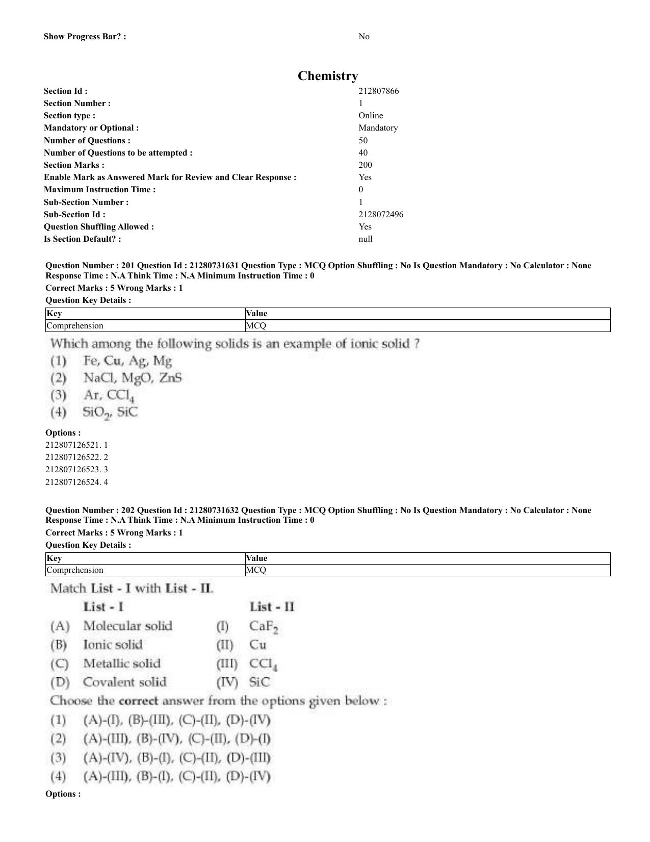 CUET 2023 English Malayalam Shift 3 Question Papers - Page 122