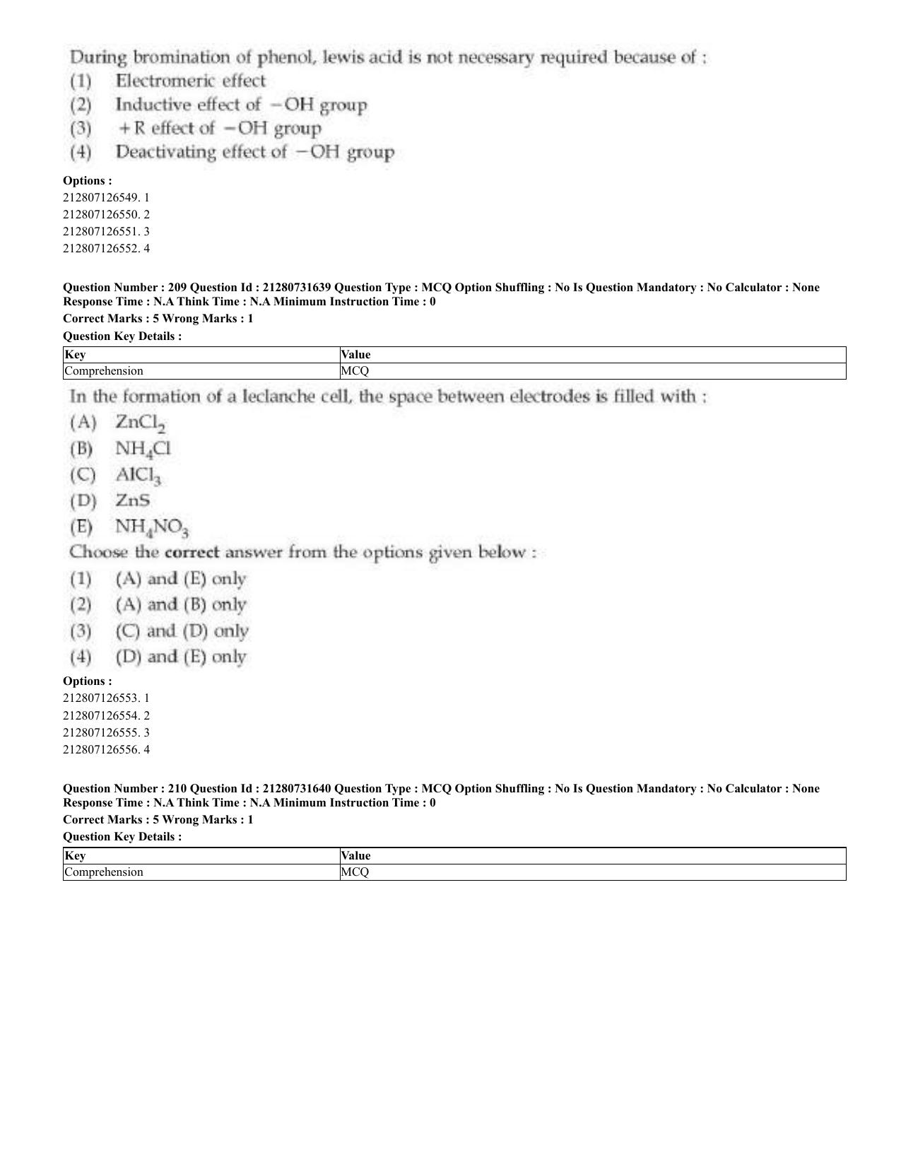 CUET 2023 English Malayalam Shift 3 Question Papers - Page 125