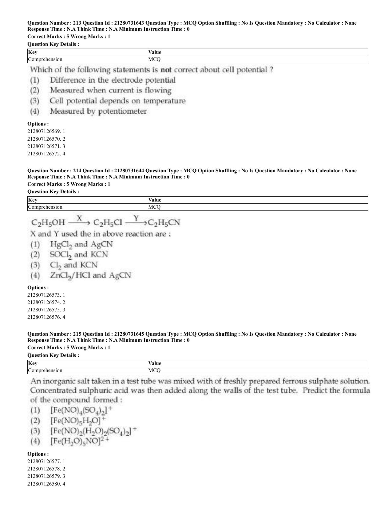 CUET 2023 English Malayalam Shift 3 Question Papers - Page 127
