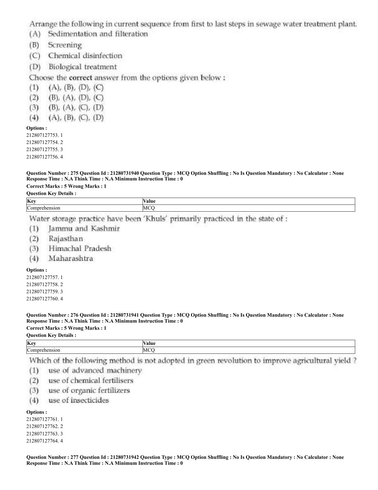 CUET 2023 English Malayalam Shift 3 Question Papers - Page 157