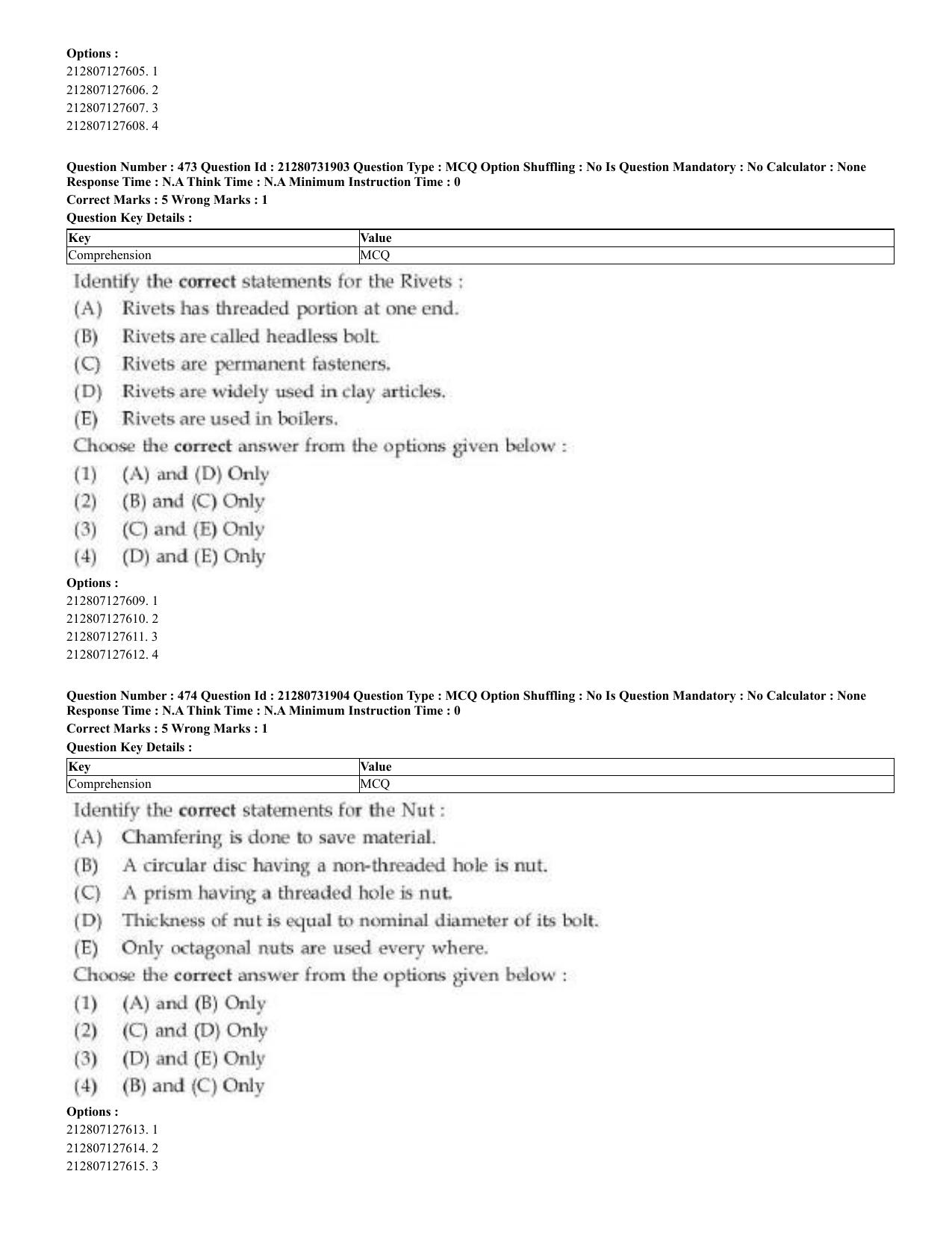CUET 2023 English Malayalam Shift 3 Question Papers - Page 255