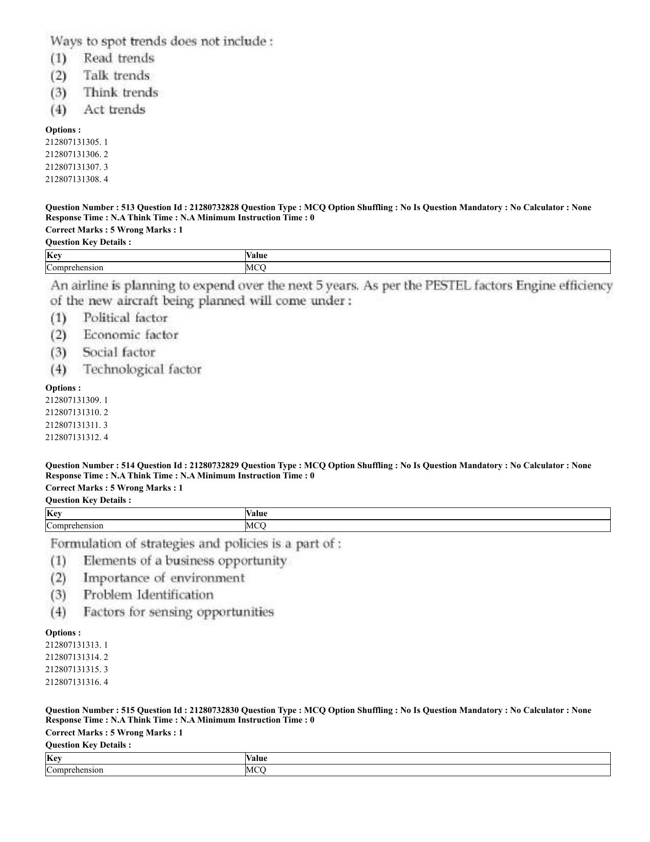 CUET 2023 English Malayalam Shift 3 Question Papers - Page 274