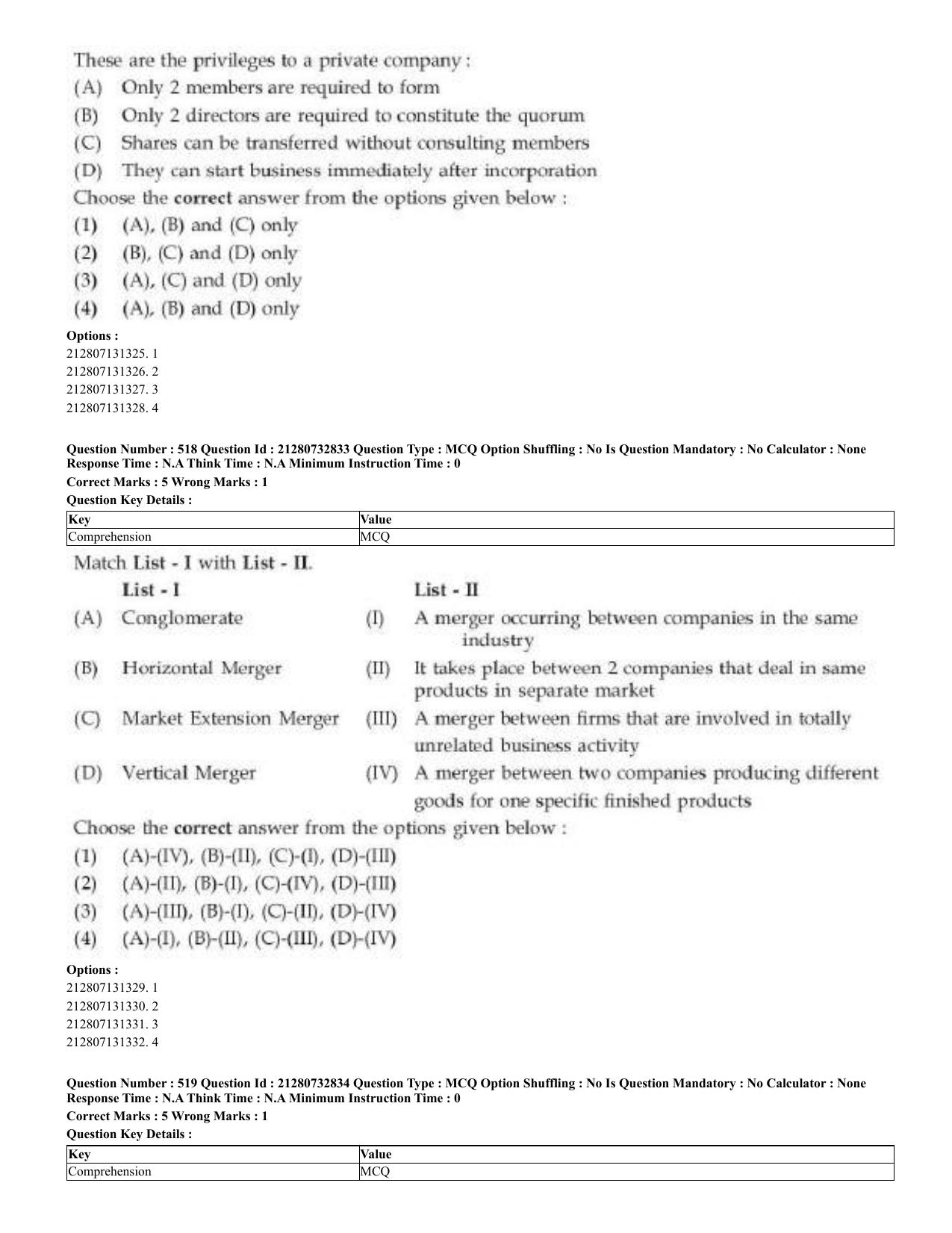 CUET 2023 English Malayalam Shift 3 Question Papers - Page 276