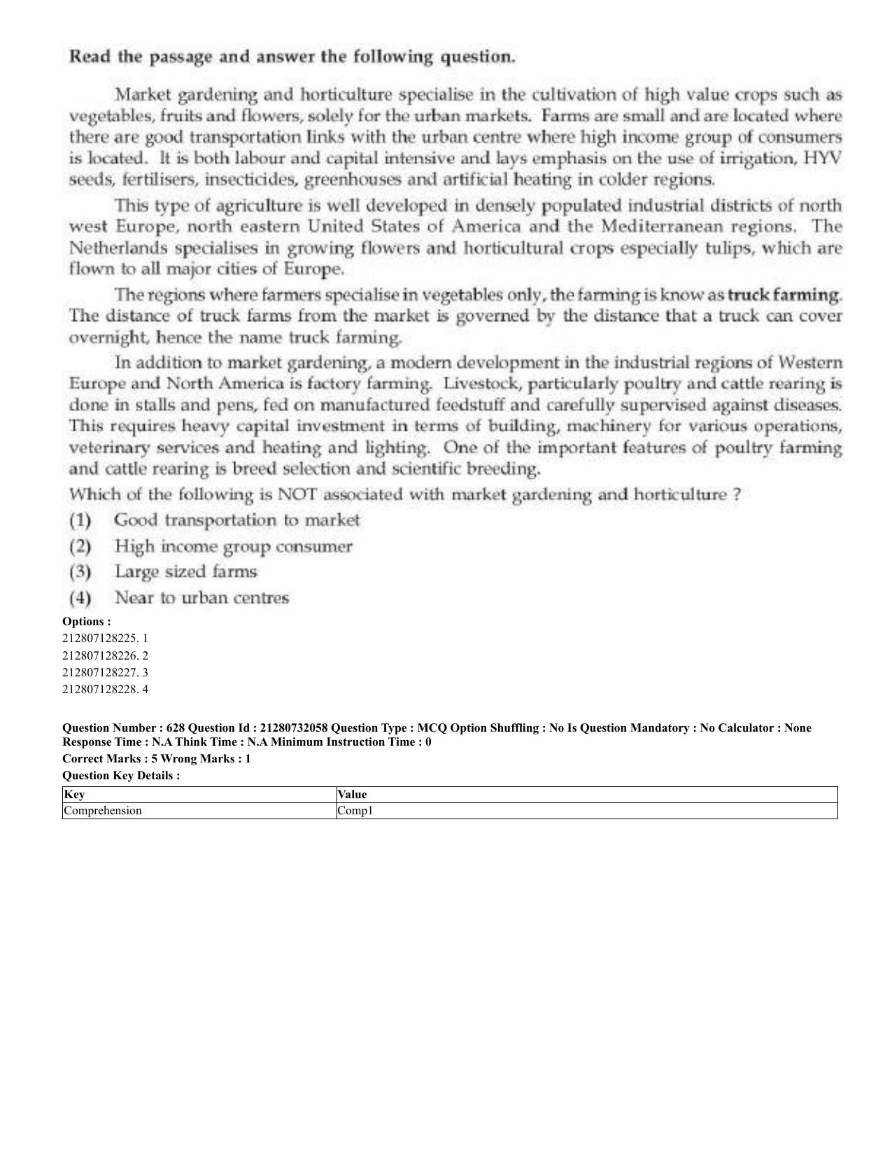CUET 2023 English Malayalam Shift 3 Question Papers - Page 332