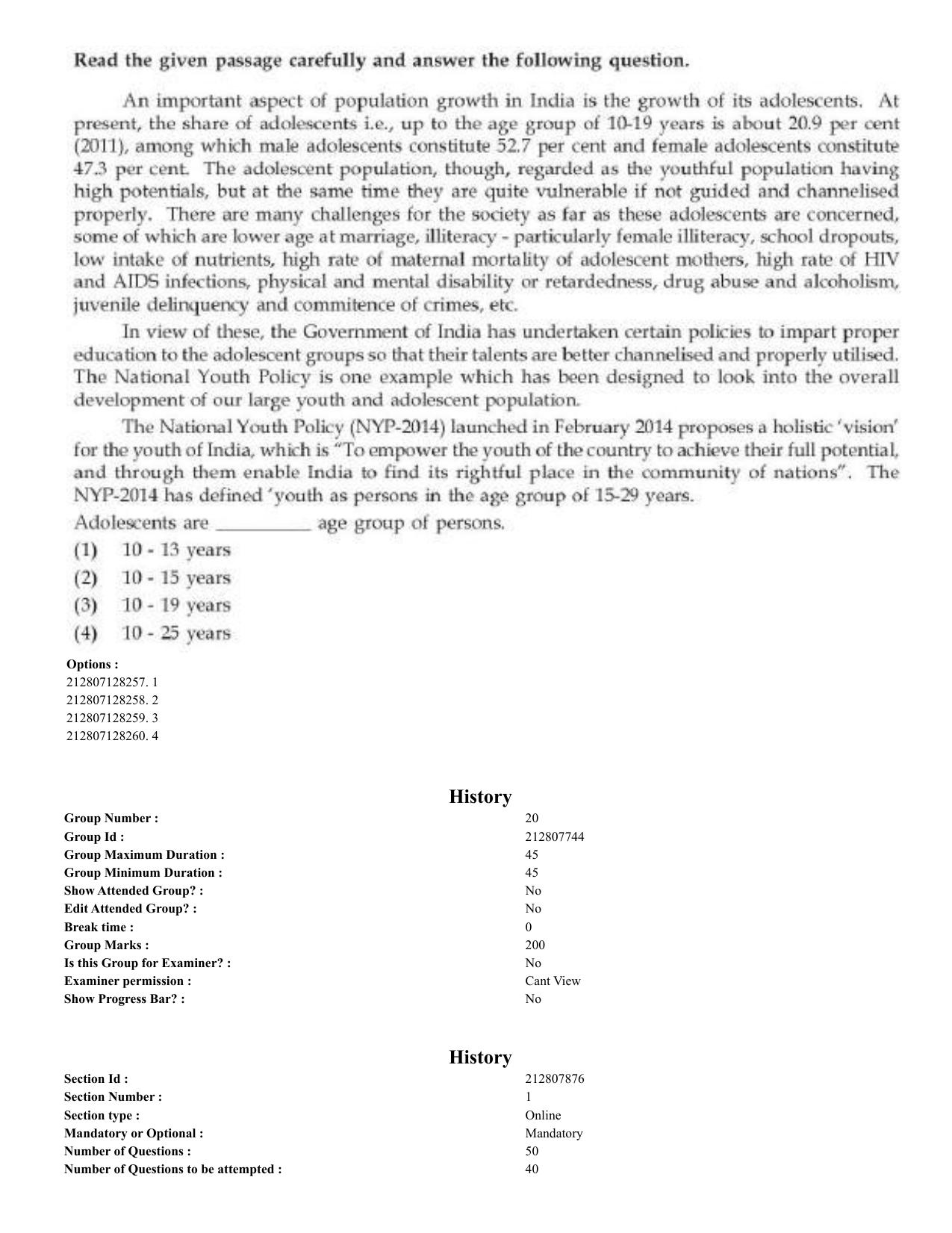 CUET 2023 English Malayalam Shift 3 Question Papers - Page 340