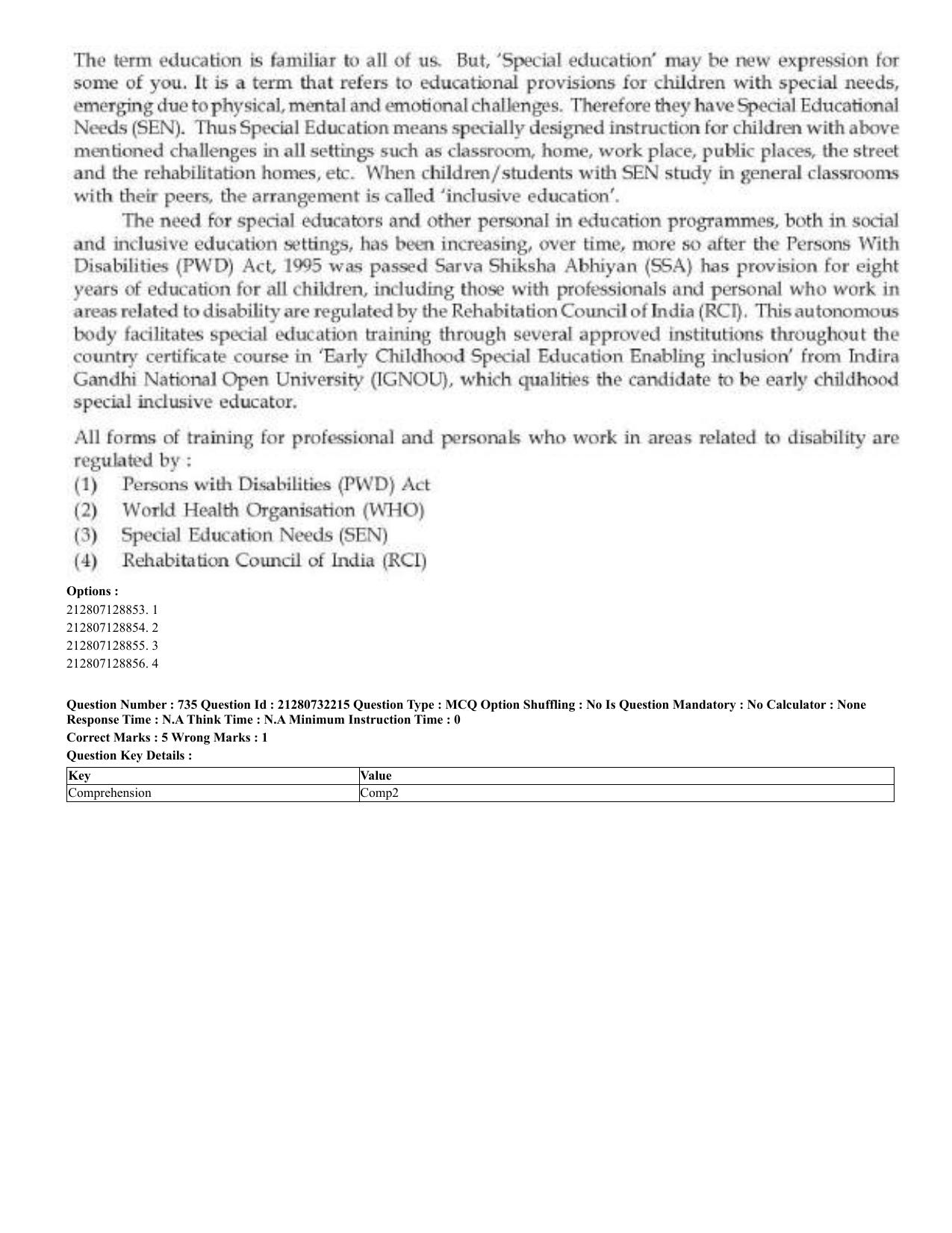 CUET 2023 English Malayalam Shift 3 Question Papers - Page 385