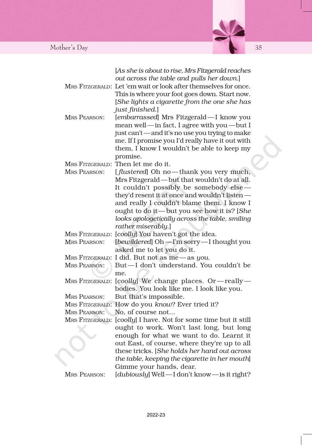NCERT Book for Class 11 English Snapshots Chapter 5 Mother’s Day - Page 4