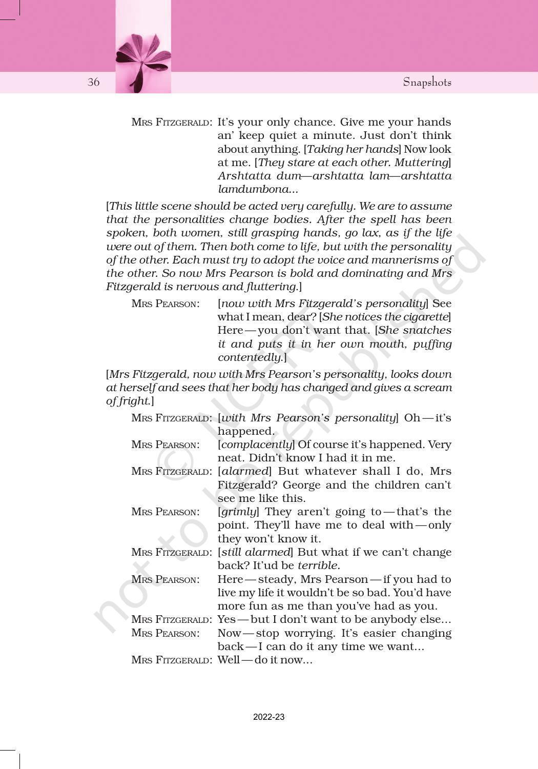 NCERT Book for Class 11 English Snapshots Chapter 5 Mother’s Day - Page 5