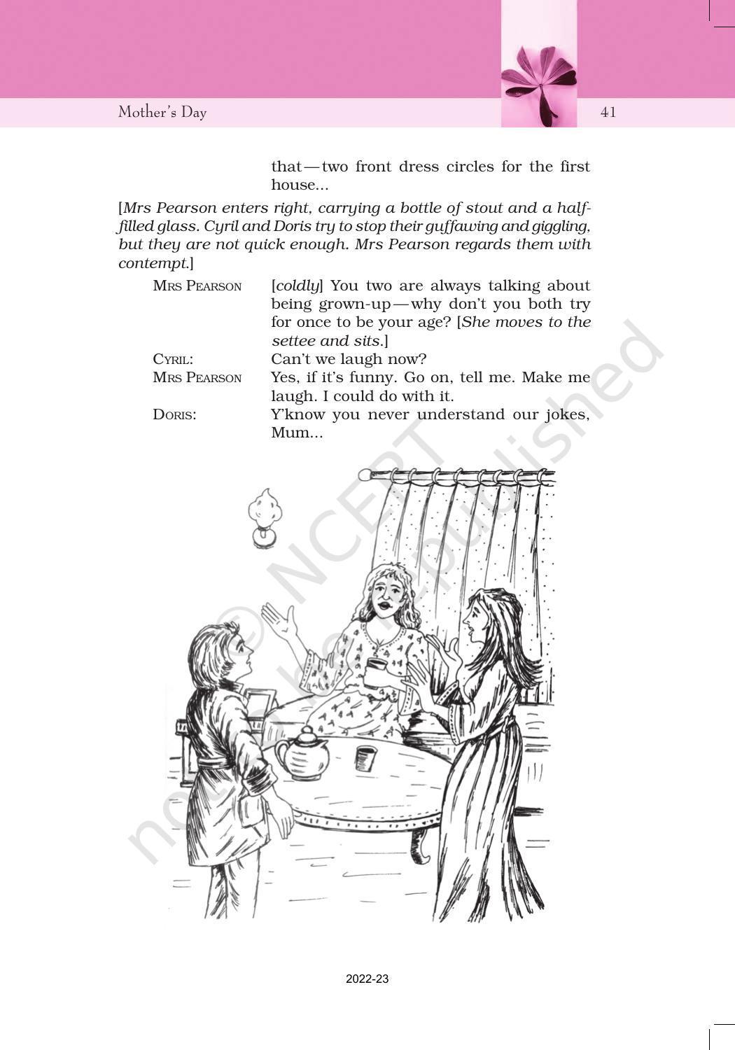 NCERT Book for Class 11 English Snapshots Chapter 5 Mother’s Day - Page 10