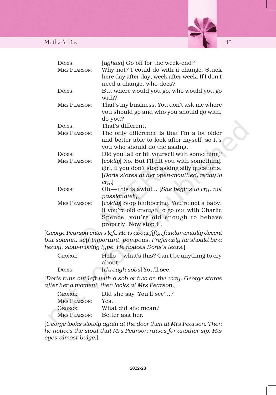 NCERT Book for Class 11 English Snapshots Chapter 5 Mother’s Day - Page 12