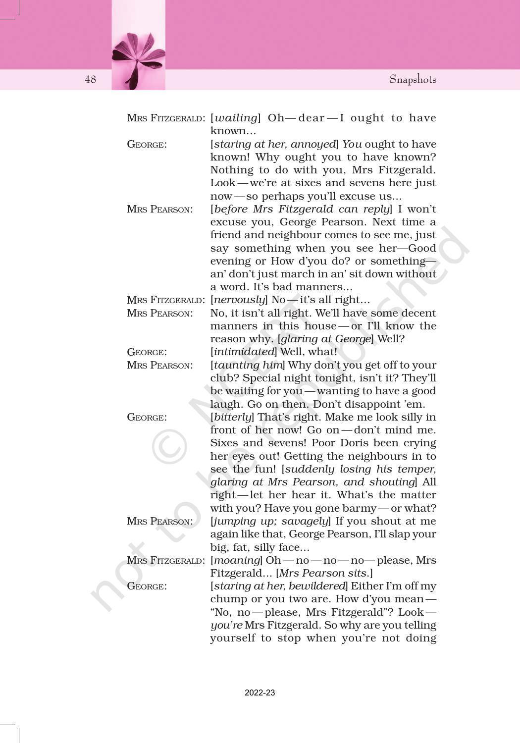 NCERT Book for Class 11 English Snapshots Chapter 5 Mother’s Day - Page 17