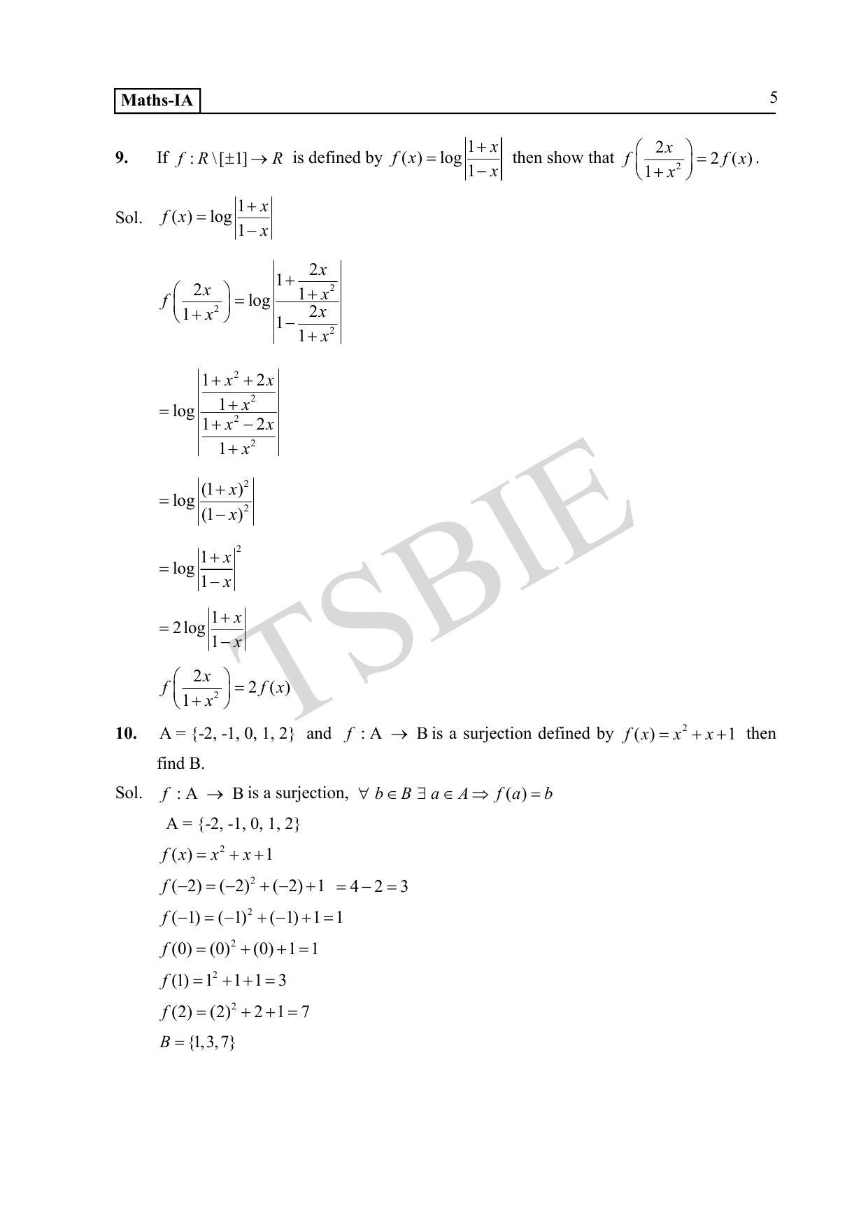 TS SCERT Inter 1st Year Maths IA Path 1 (English Medium) Text Book - Page 10