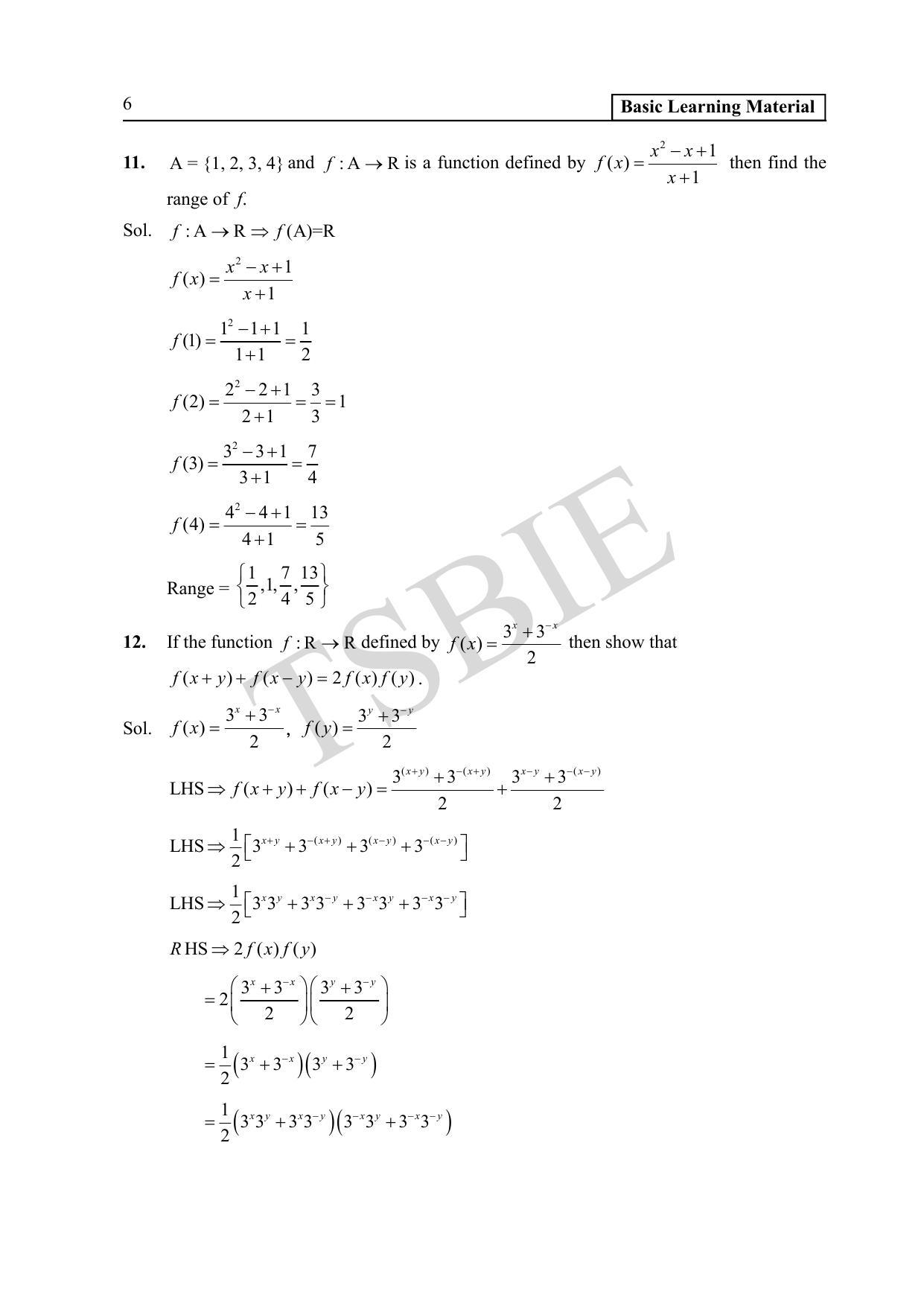 TS SCERT Inter 1st Year Maths IA Path 1 (English Medium) Text Book - Page 11