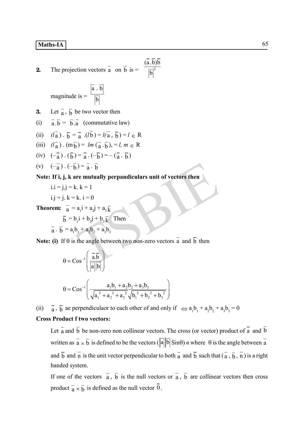TS SCERT Inter 1st Year Maths IA Path 1 (English Medium) Text Book - Page 70