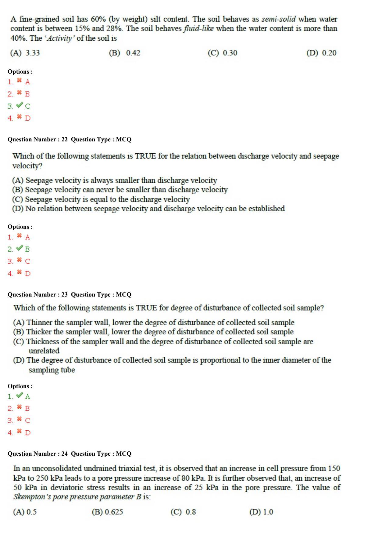 GATE 2015 Civil Engineering (CE) Question Paper with Answer Key - Page 10