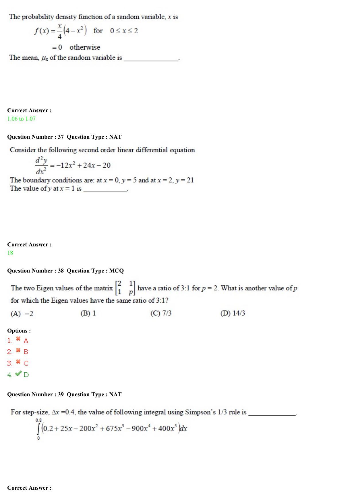 GATE 2015 Civil Engineering (CE) Question Paper with Answer Key - Page 40