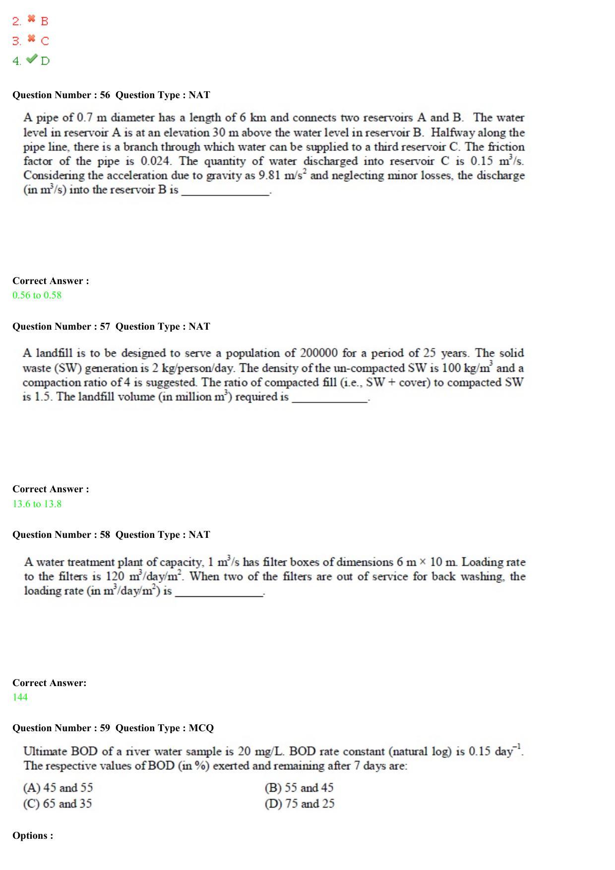 GATE 2015 Civil Engineering (CE) Question Paper with Answer Key - Page 46