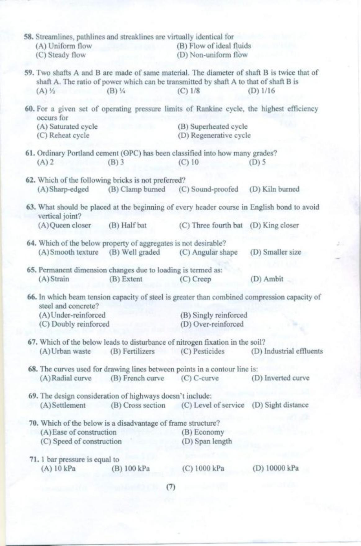 PULEET 2019 Previous Question Paper - Page 8