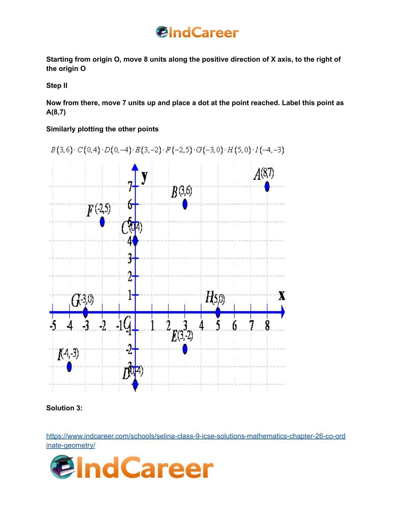Selina Class 9 ICSE Solutions Mathematics : Chapter 26- Co-ordinate Geometry - Page 4