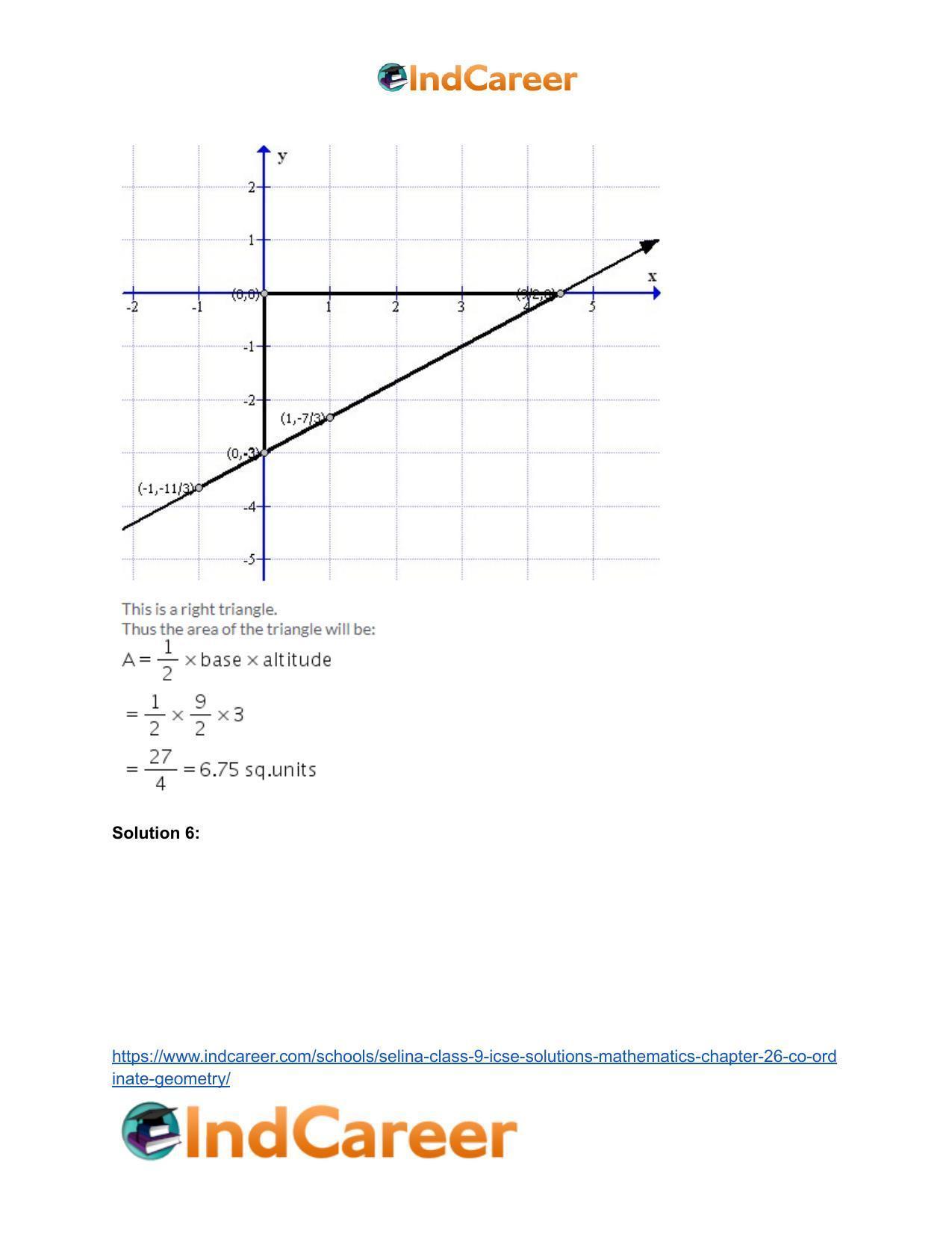 Selina Class 9 ICSE Solutions Mathematics : Chapter 26- Co-ordinate Geometry - Page 55