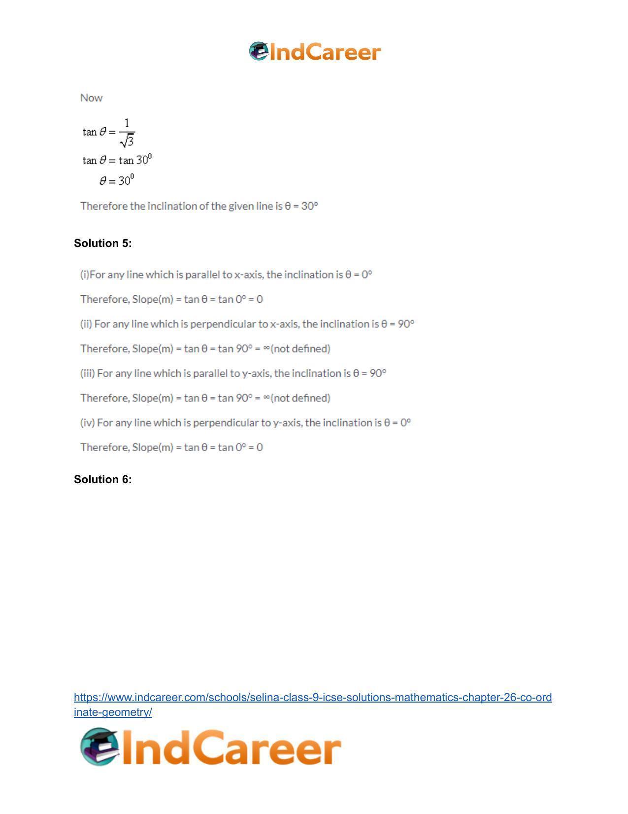Selina Class 9 ICSE Solutions Mathematics : Chapter 26- Co-ordinate Geometry - Page 70