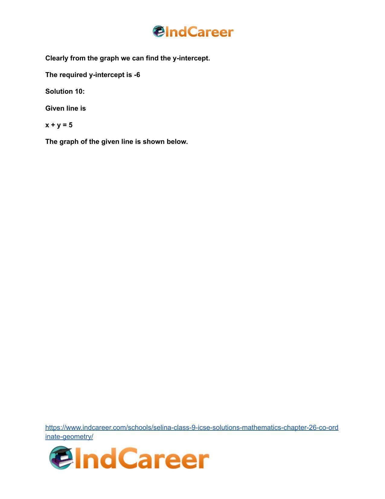 Selina Class 9 ICSE Solutions Mathematics : Chapter 26- Co-ordinate Geometry - Page 79
