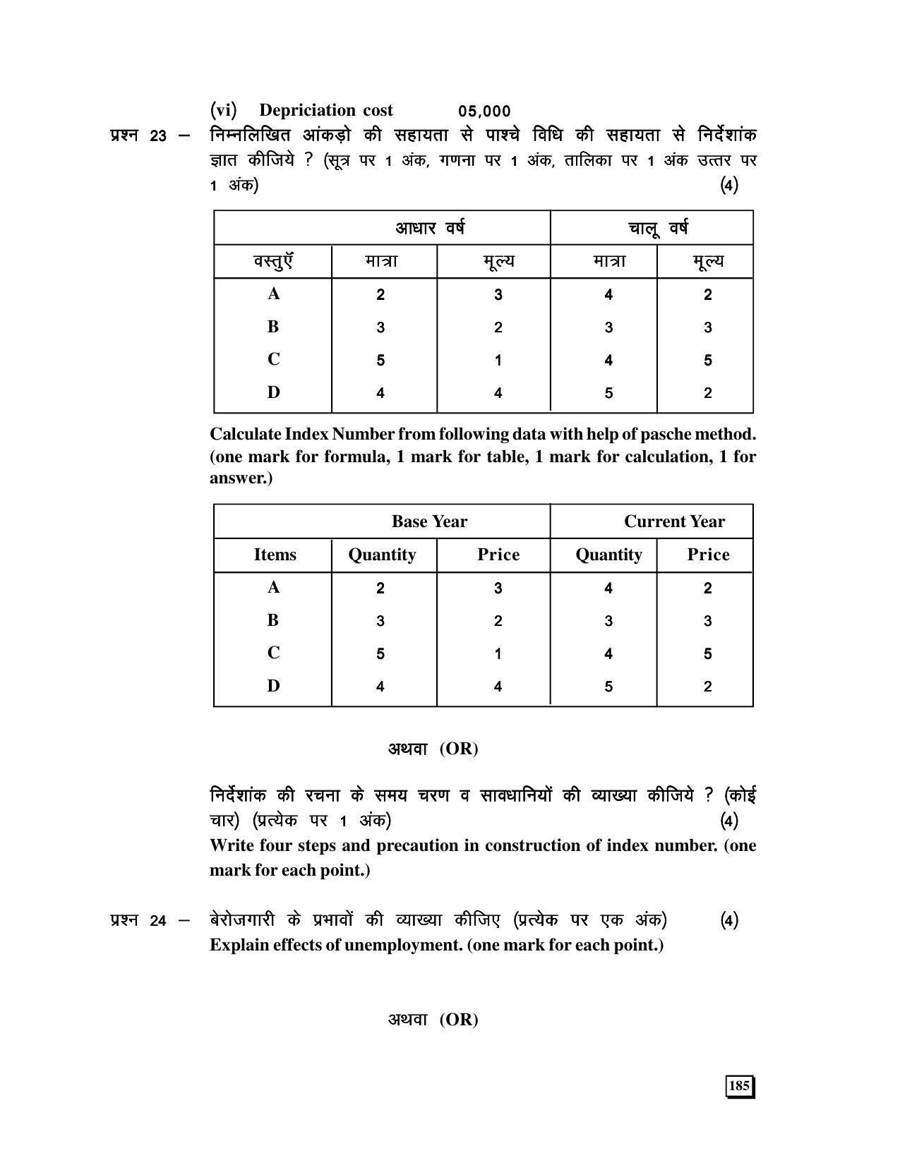 CGBSE 12th Economics Sample Papers 2008-09 - Page 5