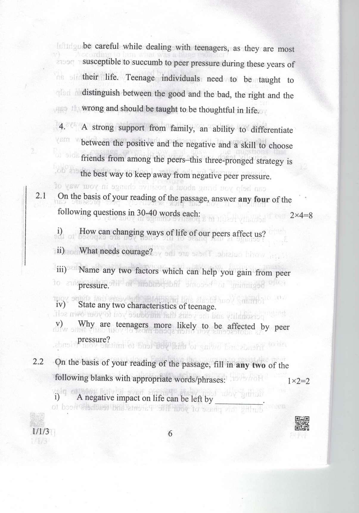 CBSE Class 10 1-1-3 Eng. Comm. 2019 Question Paper - Page 6