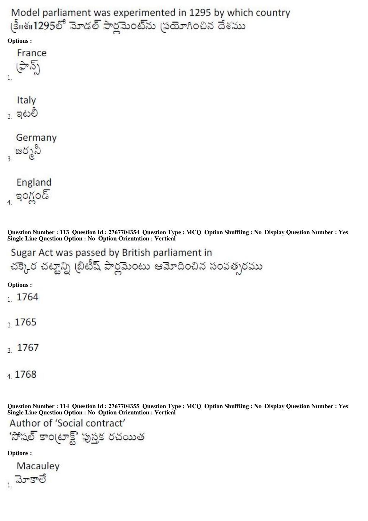 AP EDCET 2019 Social Studies Question Paper - Page 53