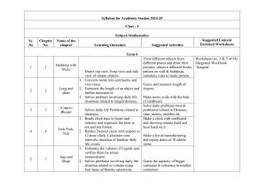 Edudel Class 4 Mathematics Syllabus 2025
