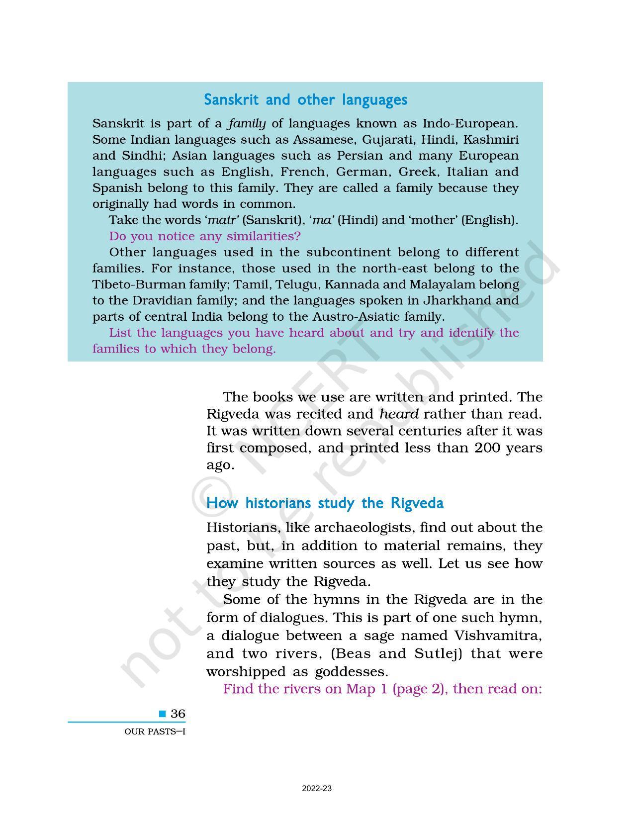 NCERT Book for Class 6 Social Science(History) : Chapter 4-What Books and Burials Tell Us - Page 2