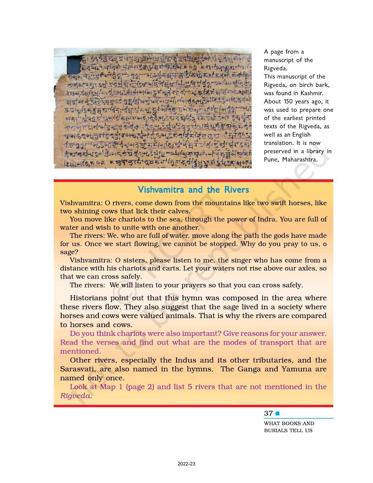 NCERT Book for Class 6 Social Science(History) Chapter 4What Books