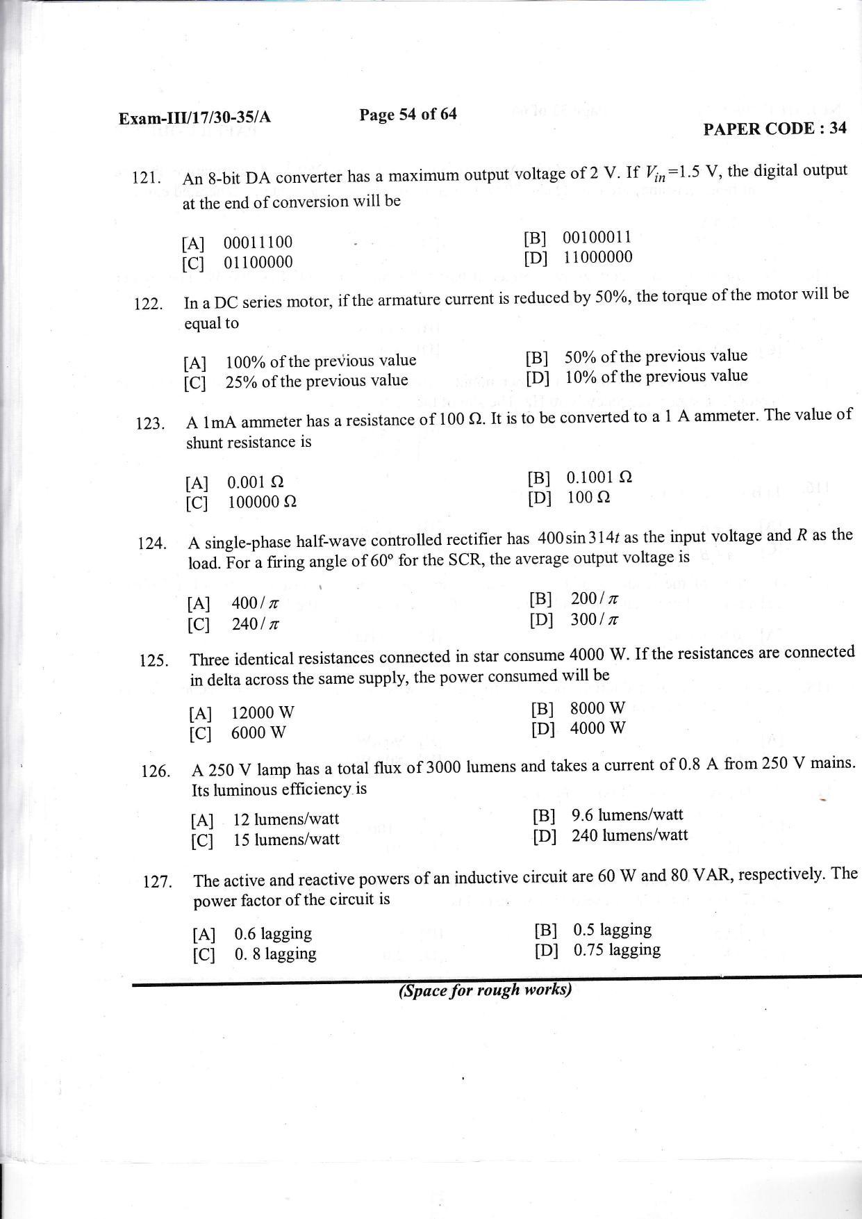 NERIST NEE (3) 2017 Question Paper - Page 45